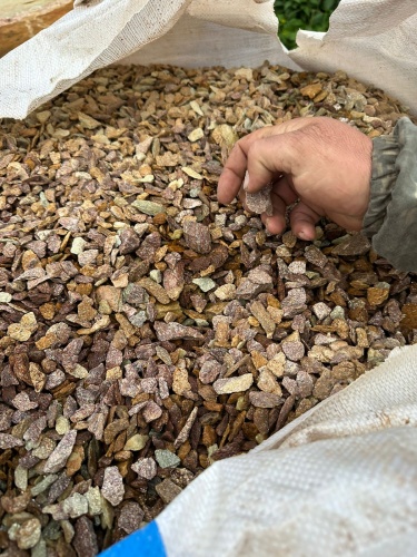 Златолит персиковый декоративная каменная крошка купить в Сибае