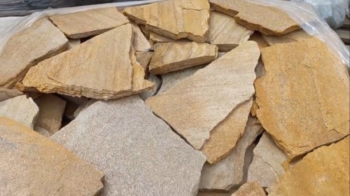 Плитняк златолит жёлтый для цоколя купить в Сибае