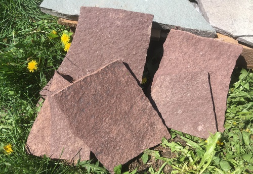 Плитняк лемезит бордовый для цоколя 1,5-2 см купить в Сибае