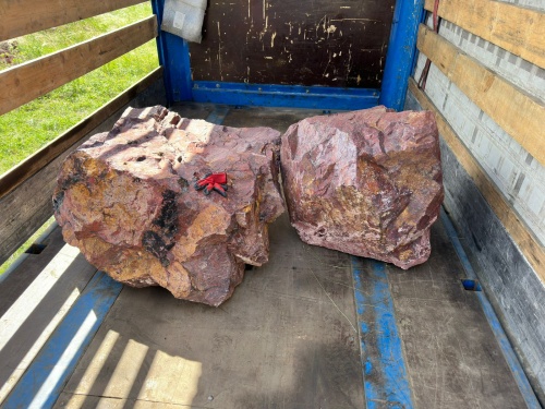 Ландшафтные глыбы красно-фиолетовые 200-1000 килограмм купить в Сибае