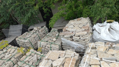 Гранитный плитняк галтованный для парковки купить в Сибае