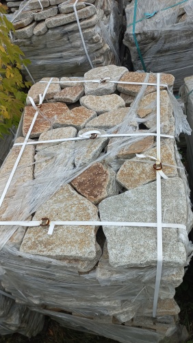 Плитняк галтованный гранитный для ландшафтного дизайна купить в Сибае