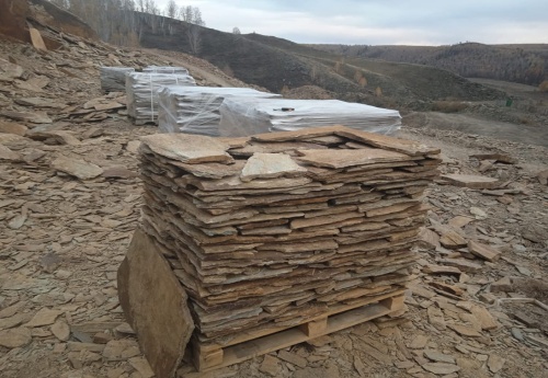 Плитняк кора дерева для цоколя, отмостки купить в Сибае